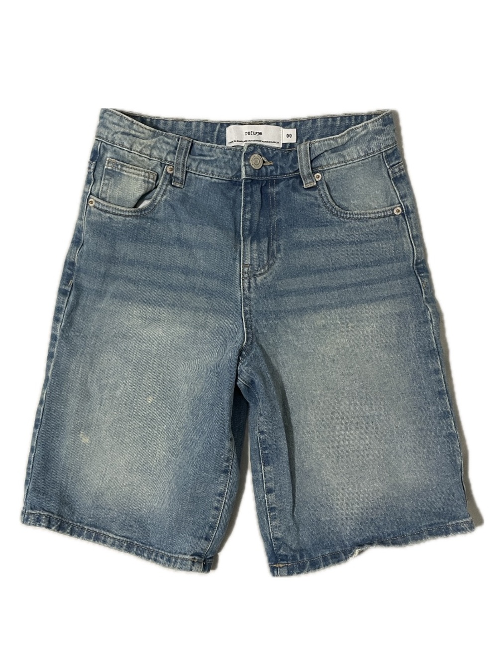 ✰ refuge Vintage Wash Blue Denim Jorts ✰